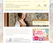 Online-Portal für Staatliche Schlösser und Gärten Baden-Württemberg