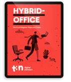 Das Cover des t3n Free Guides „Hybrid-Office"